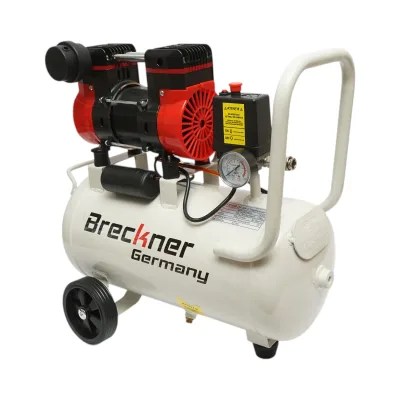 Compressore d'aria da 50 l, motore a 2 cilindri da 1,5 kW/2,1 CV, pressione massima 8 bar, volume d'aria aspirata 155 l/min Breckner Germany