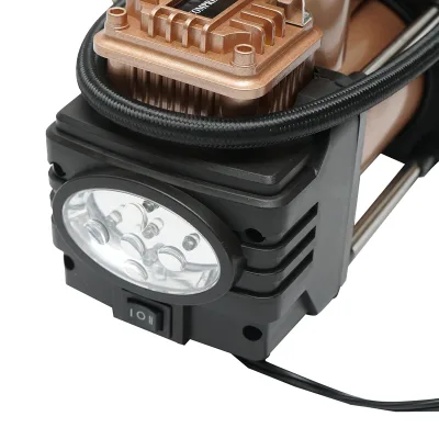 Compressore d'aria per pneumatici 12V 180W, 150PSI, 45l/min, cavo da 3m per presa accendisigari auto Breckner Germany - immagine 6