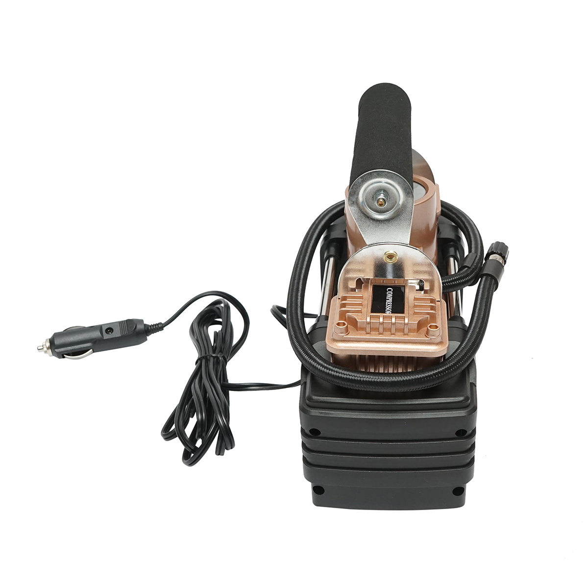 Compressore d'aria per pneumatici 12V 180W, 150PSI, 45l/min, cavo da 3m per presa accendisigari auto Breckner Germany - immagine 4