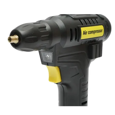 Compressore d'aria portatile digitale per auto 12V/120W, 150 PSI, illuminazione a LED, batteria agli ioni di litio da 2000 mAh Breckner Germany - immagine 6