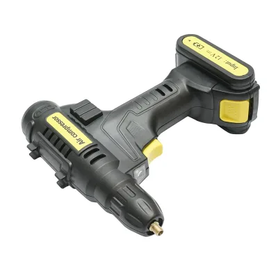 Compressore d'aria portatile digitale per auto 12V/120W, 150 PSI, illuminazione a LED, batteria agli ioni di litio da 2000 mAh Breckner Germany - immagine 5