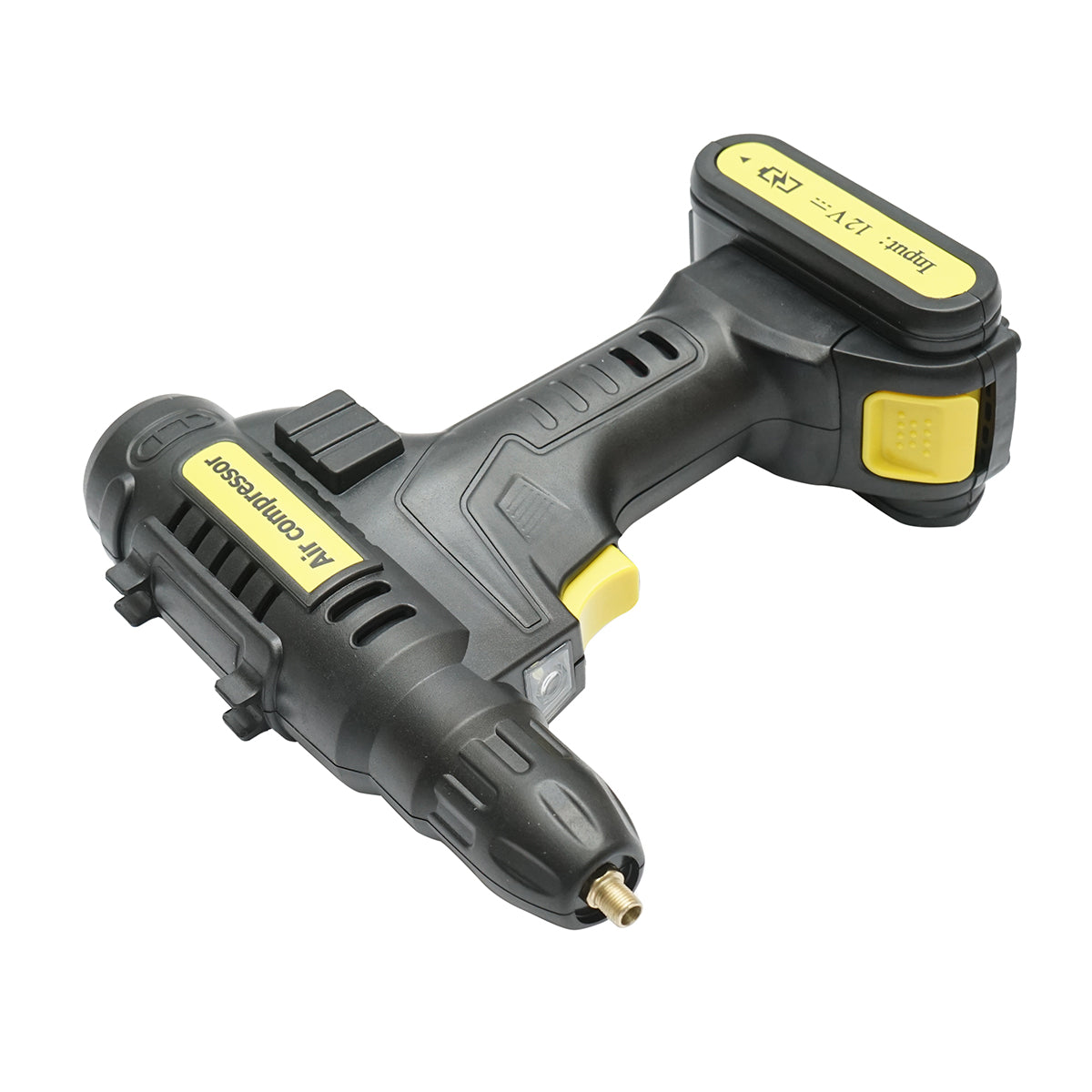 Compressore d'aria portatile digitale per auto 12V/120W, 150 PSI, illuminazione a LED, batteria agli ioni di litio da 2000 mAh Breckner Germany - immagine 5