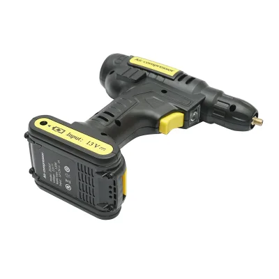 Compressore d'aria portatile digitale per auto 12V/120W, 150 PSI, illuminazione a LED, batteria agli ioni di litio da 2000 mAh Breckner Germany - immagine 4