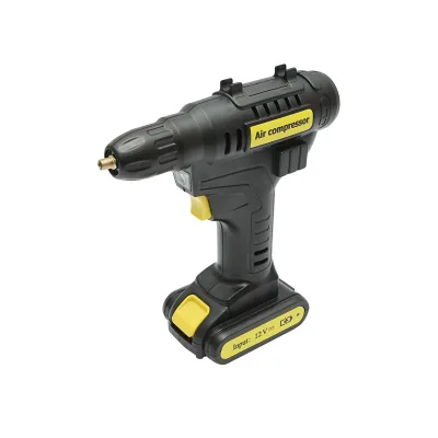 Compressore d'aria portatile digitale per auto 12V/120W, 150 PSI, illuminazione a LED, batteria agli ioni di litio da 2000 mAh Breckner Germany - immagine 2