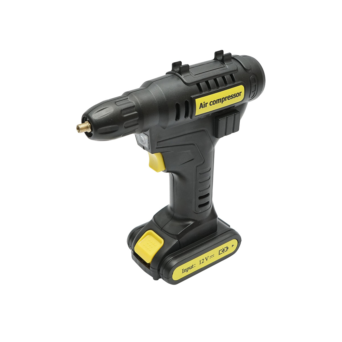 Compressore d'aria portatile digitale per auto 12V/120W, 150 PSI, illuminazione a LED, batteria agli ioni di litio da 2000 mAh Breckner Germany - immagine 2