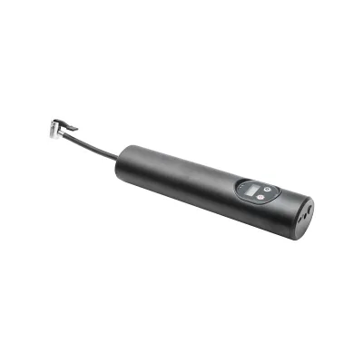 Compressore d'aria portatile nero 12,4V 6000Am batteria ricaricabile 250x56x47mm con accessori - immagine 5