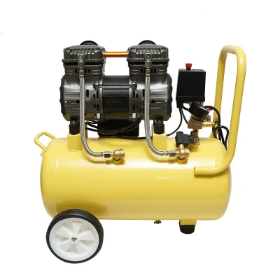 Compressore d'aria silenzioso oil-free da 30 litri, potenza motore 1,5 kW/2 CV, pressione massima 8 bar, volume di aspirazione aria 130 l/min Crownman - immagine 3