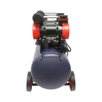 Compressore d'aria silenzioso oil-free da 50 l, 2 motori a 4 cilindri da 1,5 kW/2 CV, pressione massima 8 bar, volume d'aria aspirata 170 l/min - immagine 4
