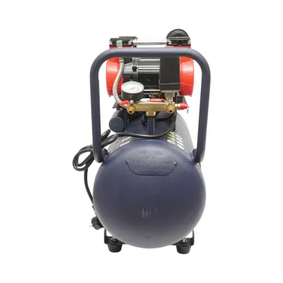 Compressore d'aria silenzioso oil-free da 50 l, 2 motori a 4 cilindri da 1,5 kW/2 CV, pressione massima 8 bar, volume d'aria aspirata 170 l/min - immagine 5