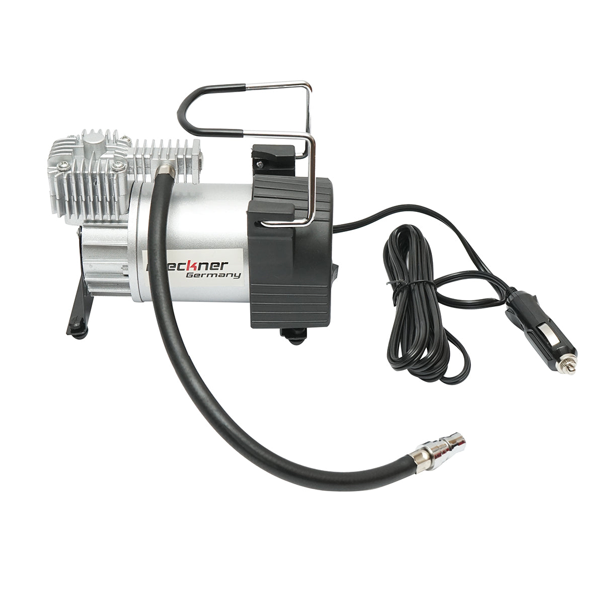 Compressore d’aria per gonfiaggio gomme 12V 150 PSI per presa accendisigari auto Breckner Germany - immagine 2