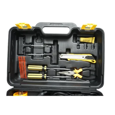 Compressore d’aria per gonfiaggio gomme 12V 180W, 150 PSI, 45 l/min, cavo 3 m, kit per foratura auto Breckner Germany - immagine 4