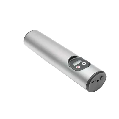 Compressore d’aria portatile grigio scuro 12,4V batteria 6000 mAh ricaricabile 250x56x47 mm con accessor - immagine 6