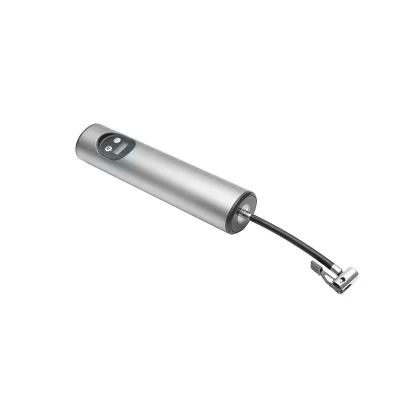 Compressore d’aria portatile grigio scuro 12,4V batteria 6000 mAh ricaricabile 250x56x47 mm con accessor - immagine 4