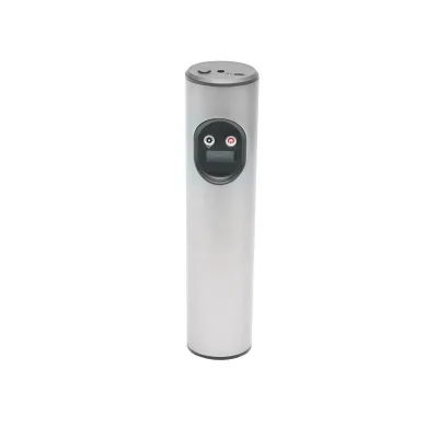 Compressore d’aria portatile grigio scuro 12,4V batteria 6000 mAh ricaricabile 250x56x47 mm con accessor - immagine 2