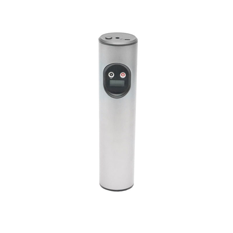 Compressore d’aria portatile grigio scuro 12,4V batteria 6000 mAh ricaricabile 250x56x47 mm con accessor - immagine 2