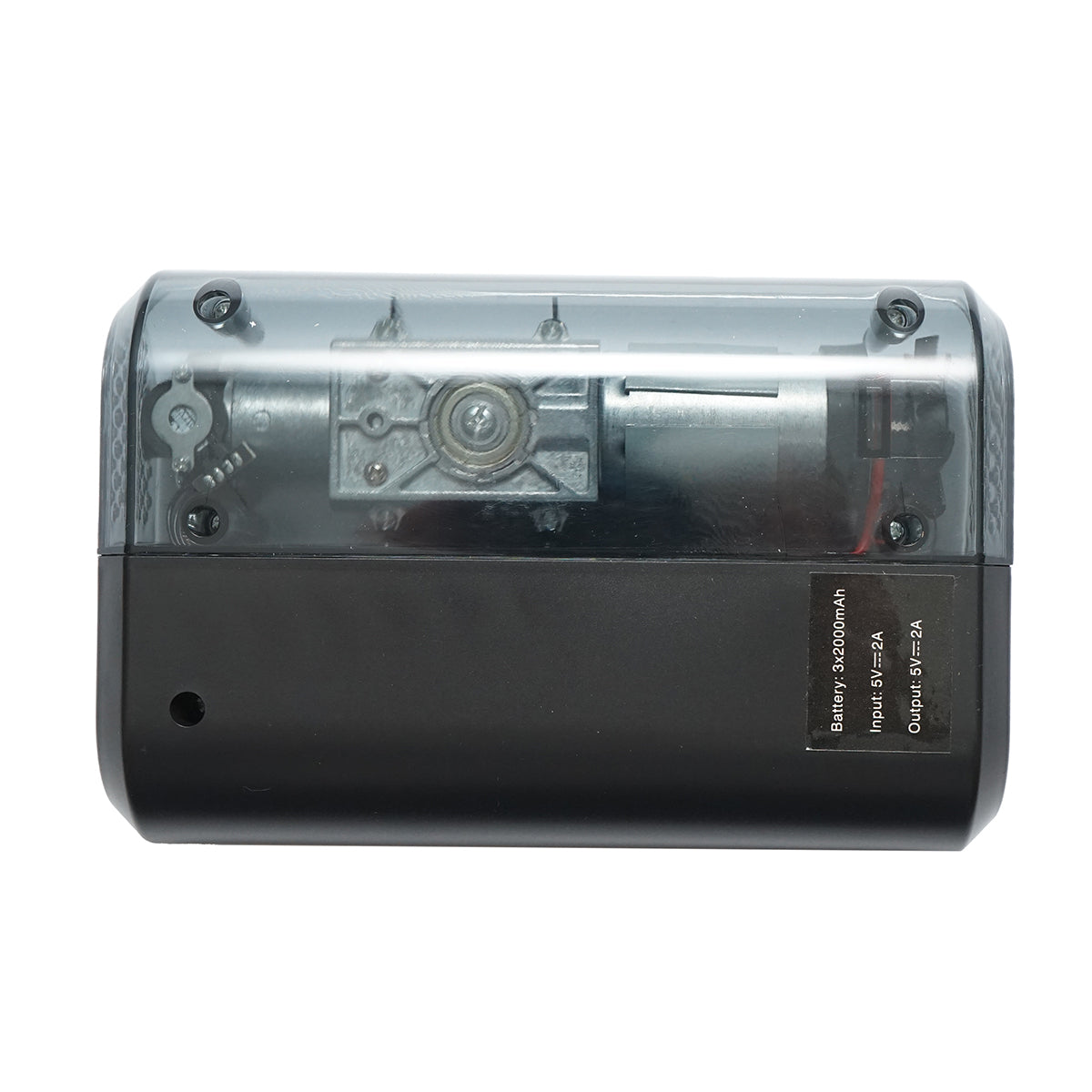 Compressore d’aria smart portatile digitale LED 12V/100W, USB-C 5V/2A, batteria 3x2000mAh, torcia LED, porte USB/USB-C, batteria esterna, accessori inclusi - immagine 3