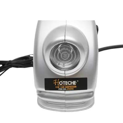 Compressore per auto 3 in 1 da 12 V con torcia e lampada da lavoro, pressione massima 6,9 bar. Hoteche - immagine 6