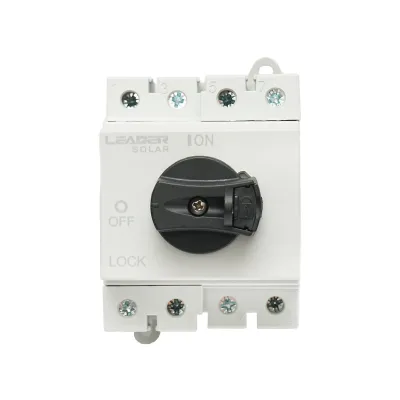 Comutatore di carico, interruttore on/off per sistemi fotovoltaici 4P, 32A, 1500kV Leader