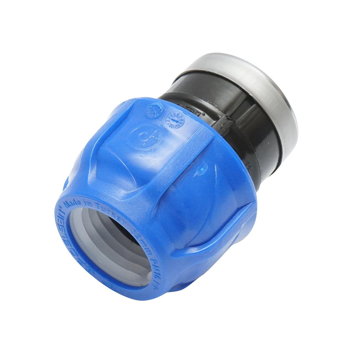 Connettore a compressione 32 mm x 1" PN16 Connettori tubo dell’aqua per sistemi di irrigazione RACCORDO/GIUNTO FEMMINA mm.32 X 1" - immagine 4