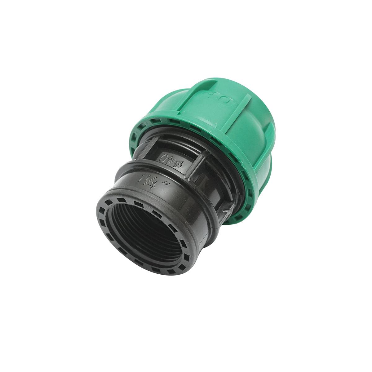 Connettore a compressione PN10-40mm. X 5/4" Connettori tubo dell’aqua per sistemi di irrigazione RACCORDO/GIUNTO FEMMINA PN10-40mm. X 5/4" - immagine 2