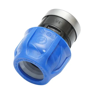 Connettore a compressione PN16-25 mm X 3/4" Connettori tubo dell’aqua per sistemi di irrigazione RACCORDO/GIUNTO FEMMINA PN16-25 mm X 3/4" - immagine 3