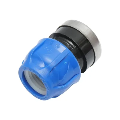 Connettore a compressione PN16-32 mm x 1-1/4" Connettori tubo dell’aqua per sistemi di irrigazione RACCORDO/GIUNTO FEMMINA PN16-32 mm x 1-1/4" - immagine 2