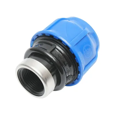 Connettore a compressione PN16-40mm. X 1" Connettori tubo dell’aqua per sistemi di irrigazione RACCORDO/GIUNTO FEMMINA PN16-40mm. X 1" - immagine 2