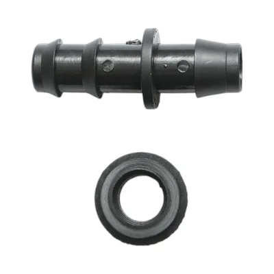 Connettore a nipplo uguale da 16x16 mm per tubi di irrigazione a goccia, per sistemi di irrigazione. - immagine 2