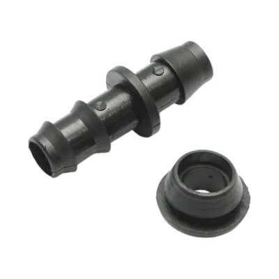 Connettore a nipplo uguale da 16x16 mm per tubi di irrigazione a goccia, per sistemi di irrigazione.