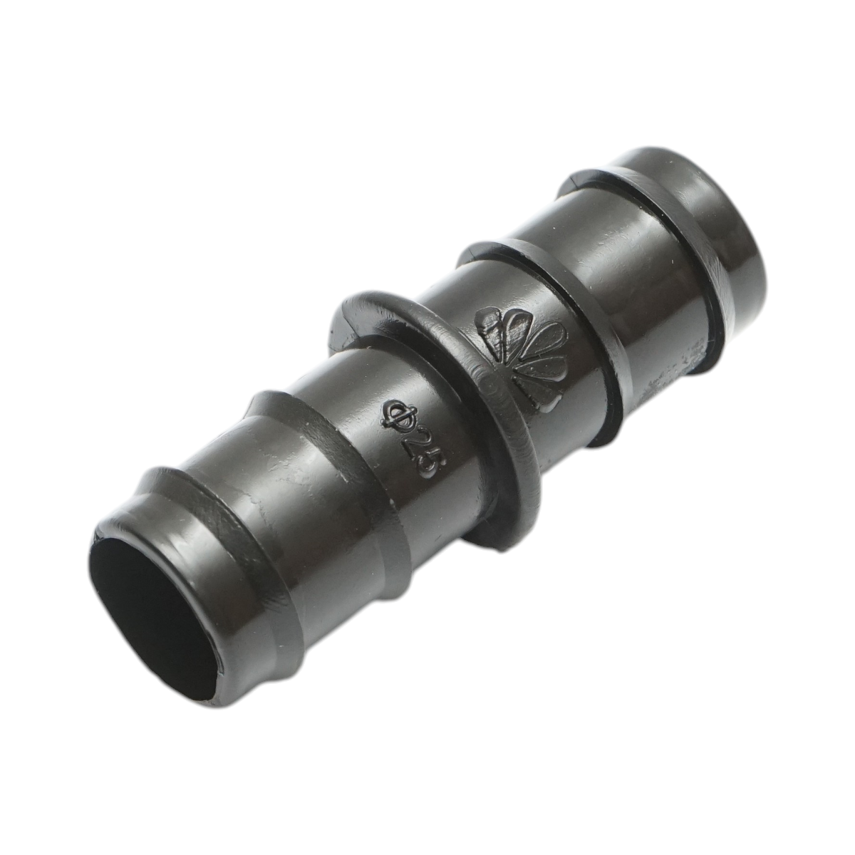 Connettore diritto per tubo di irrigazione a goccia 25x25 mm per sistemi di irrigazione - immagine 2