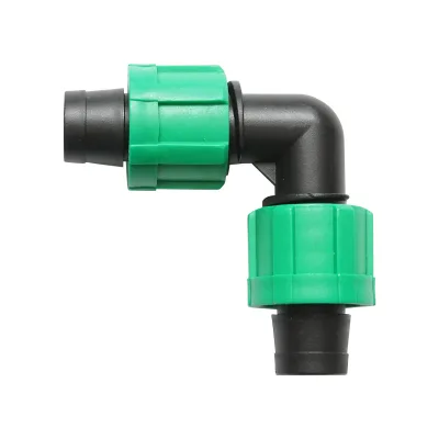 Connettore gomito a 90 gradi per tubo, tubo di irrigazione 17x17mm.