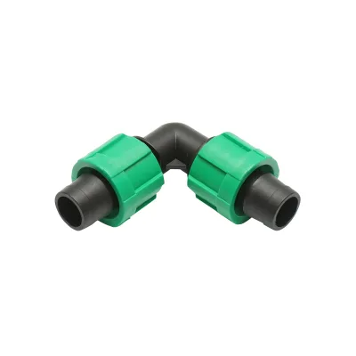 Connettore gomito a 90 gradi per tubo, tubo di irrigazione 17x17mm. - immagine 2