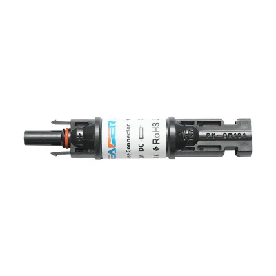 Connettore MC4 con fusibile 10x38mm, 10A, 1000V DC per impianti solari fotovoltaici IP67 Leader - immagine 2
