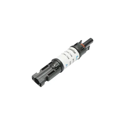 Connettore MC4 con fusibile 10x38mm, 20A, 1500V DC per impianti solari fotovoltaici IP67 Leader - immagine 4