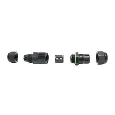Connettore per cavo elettrico M18 250V 10A, 3 poli IP67 Leader - immagine 3