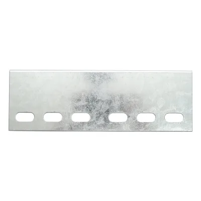 Connettore per grondaia in metallo 65x1x200mm, acciaio zincato - immagine 4