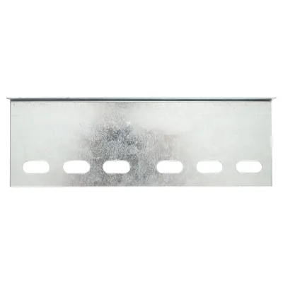 Connettore per grondaia in metallo 65x1x200mm, acciaio zincato - immagine 3