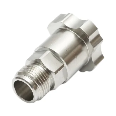 Connettore per pistola per verniciatura DeVilbiss M16x1,5mm in acciaio inossidabile