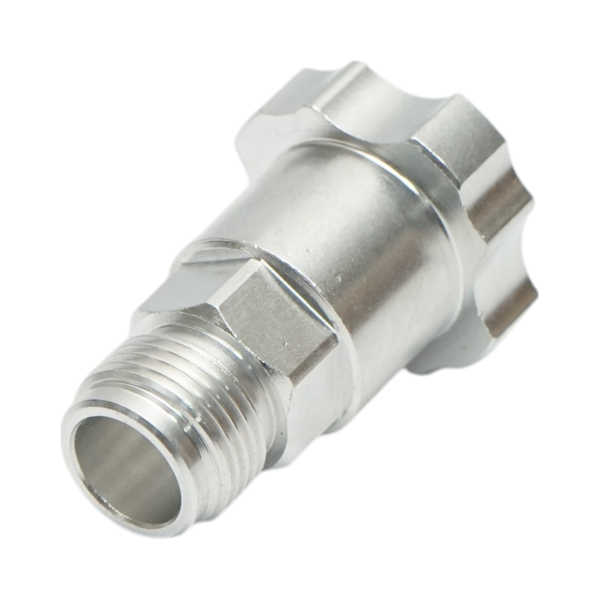 Connettore per pistola per verniciatura DeVilbiss M16x1,5mm in alluminio
