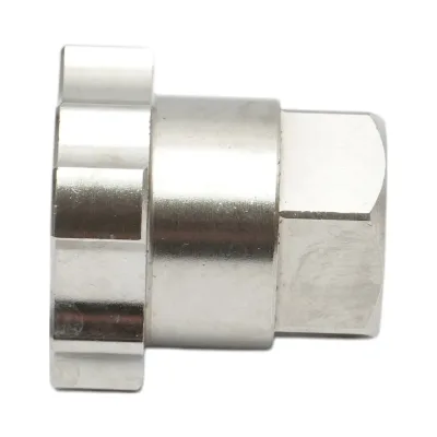 Connettore per pistola per verniciatura M14x1,5mm in acciaio inox - immagine 3
