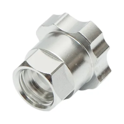 Connettore per pistola per verniciatura M14x1,5mm in alluminio