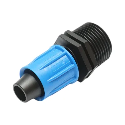 Connettore per tubo di irrigazione a goccia con filettatura esterna da 16 mm x 3/4 di pollice per sistemi di irrigazione. - immagine 2