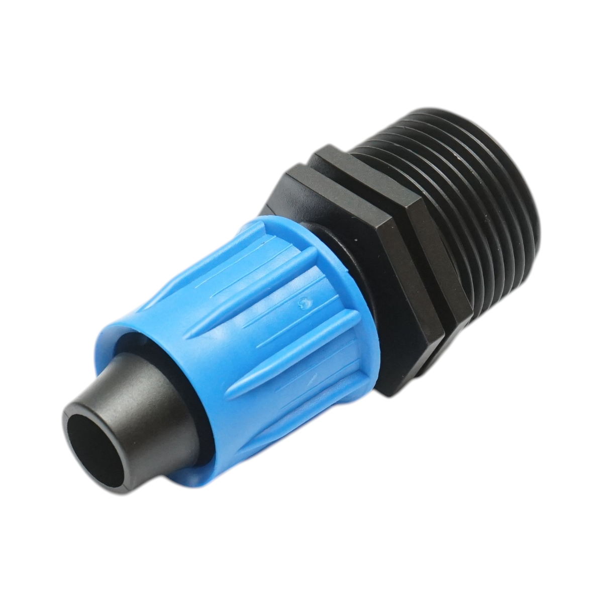 Connettore per tubo di irrigazione a goccia con filettatura esterna da 16 mm x 3/4 di pollice per sistemi di irrigazione. - immagine 2