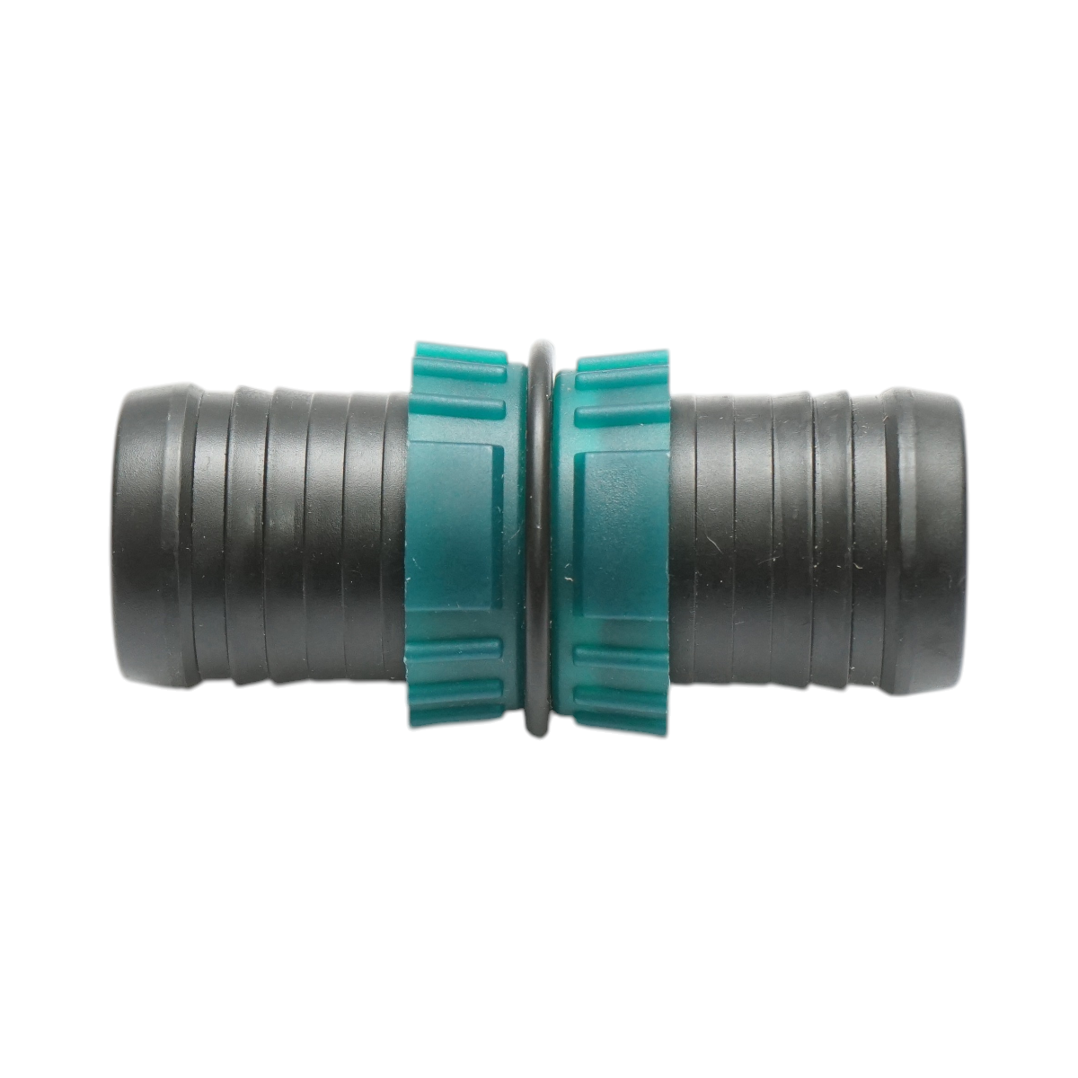 Connettore per tubo gocciolatore con anello 25x25mm per sistemi di irrigazione