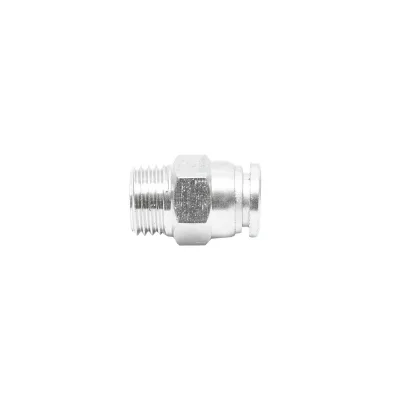 Connettore rapido dritto in metallo e vite in metallo fi 8 con 1/4 - immagine 2