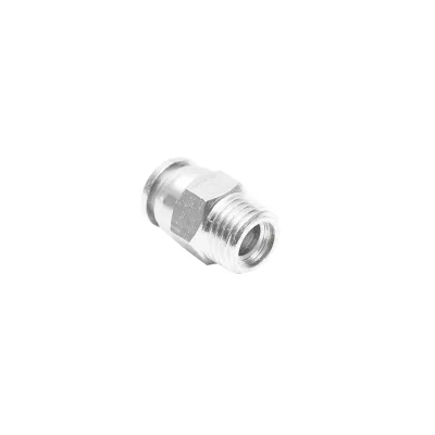 Connettore rapido dritto in metallo e vite in metallo fi 8 con 1/4 - immagine 3