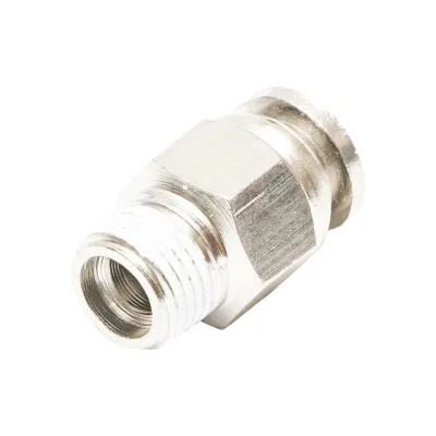 Connettore rapido in metallo dritto e vite in metallo M6 con 1/8 - immagine 2