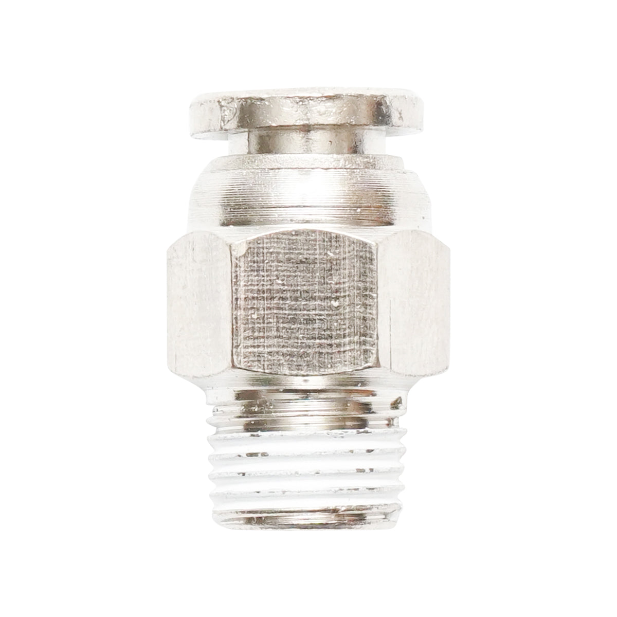 Connettore rapido in metallo dritto e vite in metallo M6 con 1/8