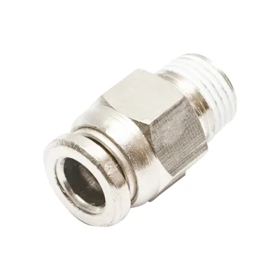 Connettore rapido in metallo dritto e vite in metallo M6 con 1/8 - immagine 3