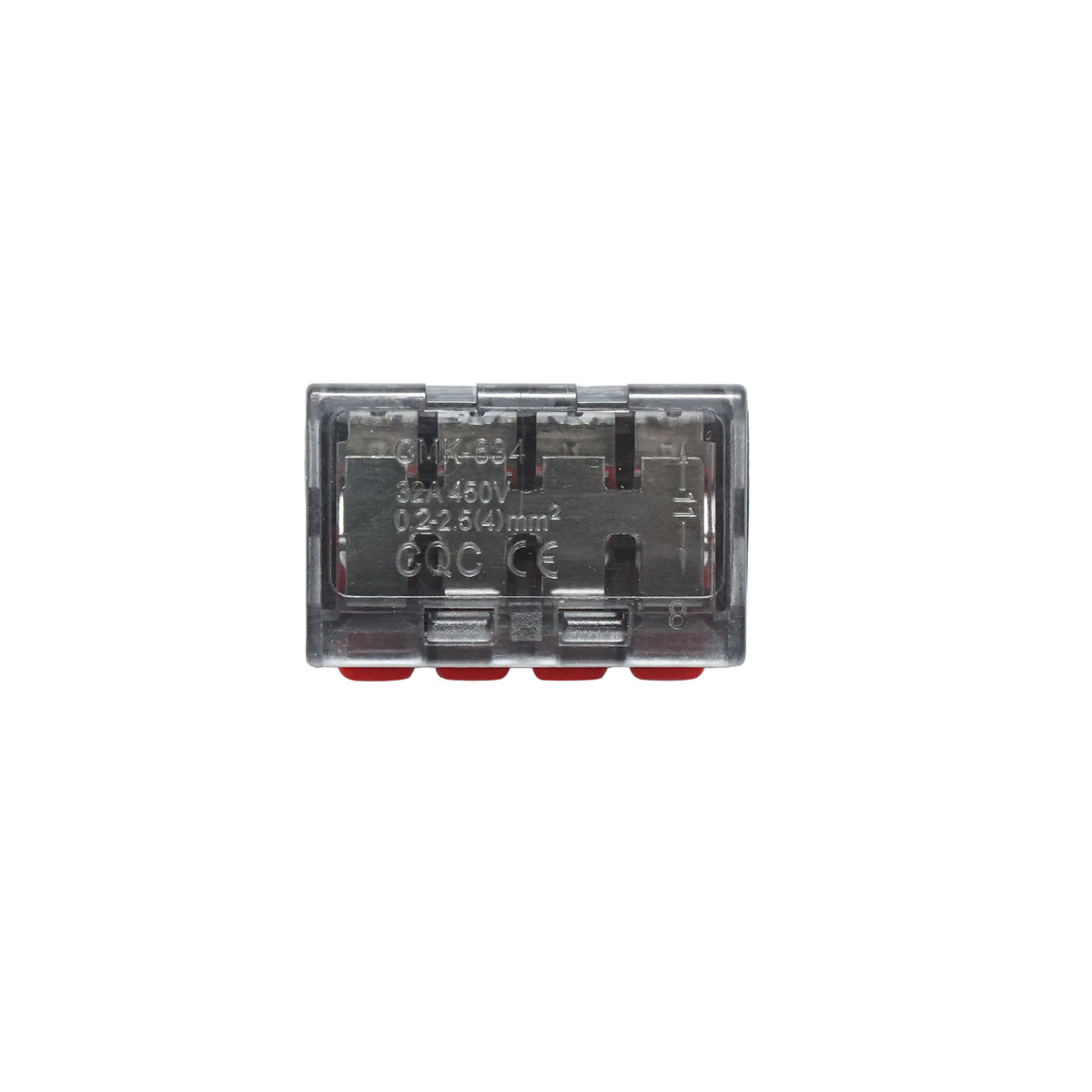 Connettore rapido per cavo 32A 450V, 4 poli 0,2-4mm Leader - immagine 3
